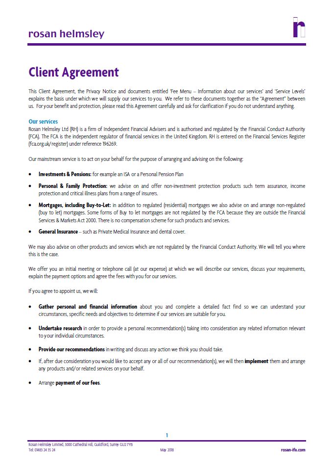 Client Agreement 1